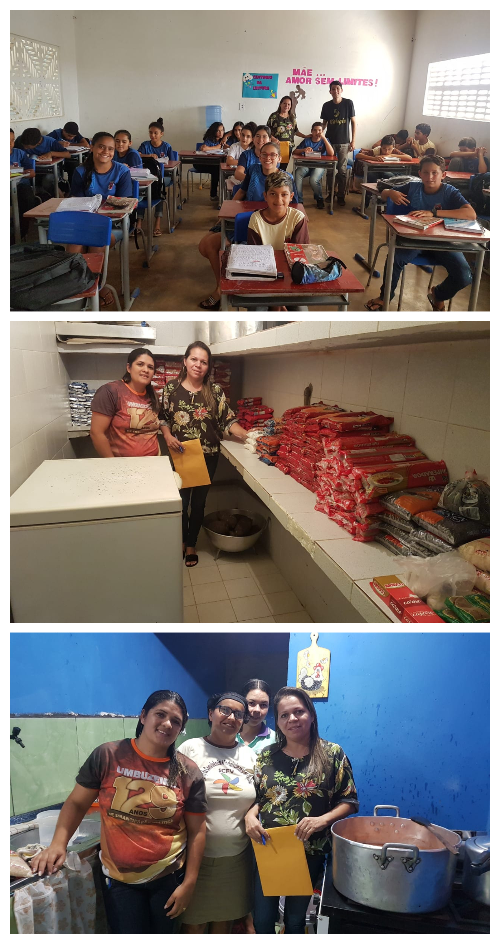 Visitando Escola João Inácio Catu